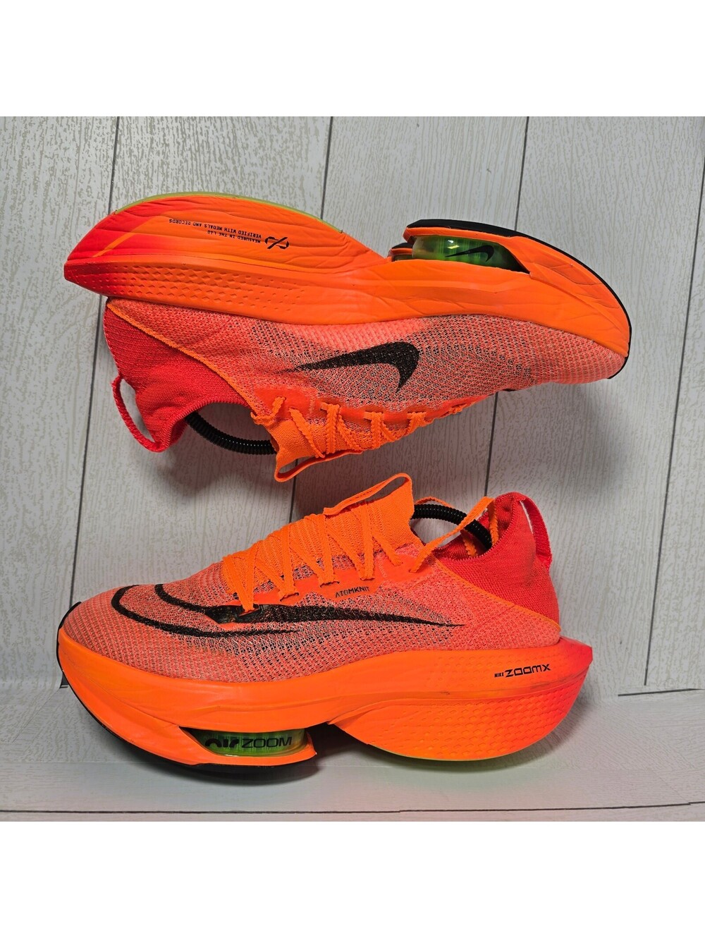 Nike Alphafly NEXT% 2 Total Orange Men’s Size 10 Racing Shoes DN3555-800